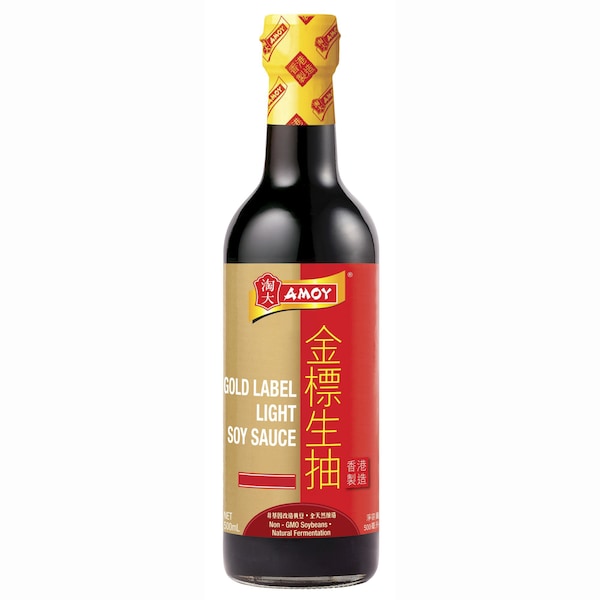 Amoy Gold Label Light Soy Sauce 500mL