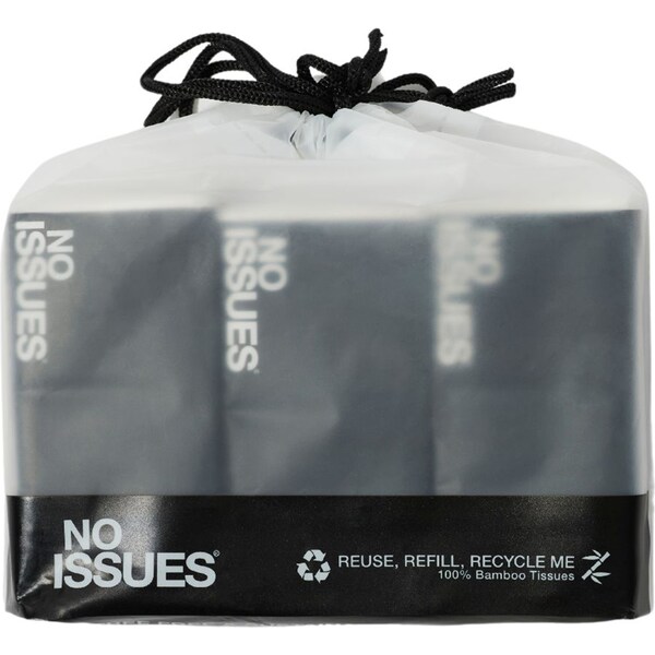 No Issues Bamboo, Aloe Vera & Vitamin E Pocket Facial Tissues 3 Ply 6 pack