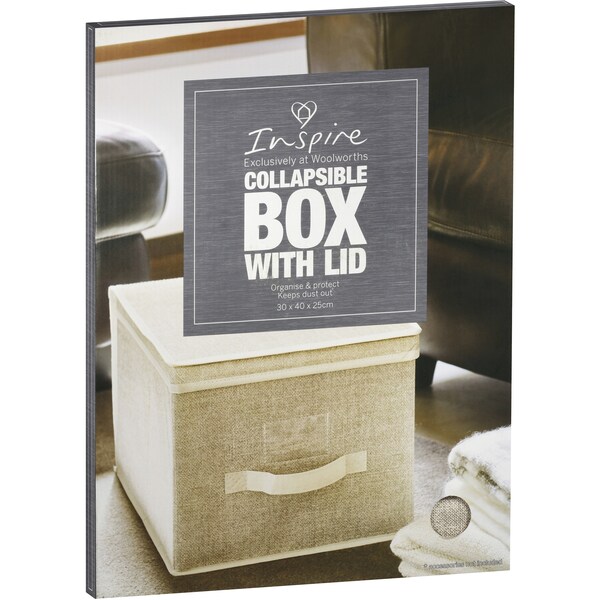 Inspire Collapsible Box With Lid Each
