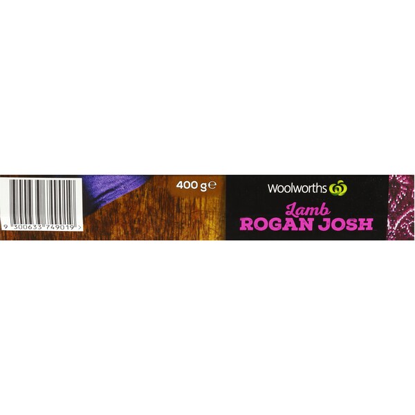Woolworths Lamb Rogan Josh 400g