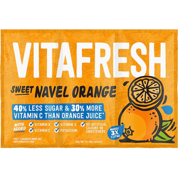 Vitafresh Sweet Navel Orange Drink 3 pack