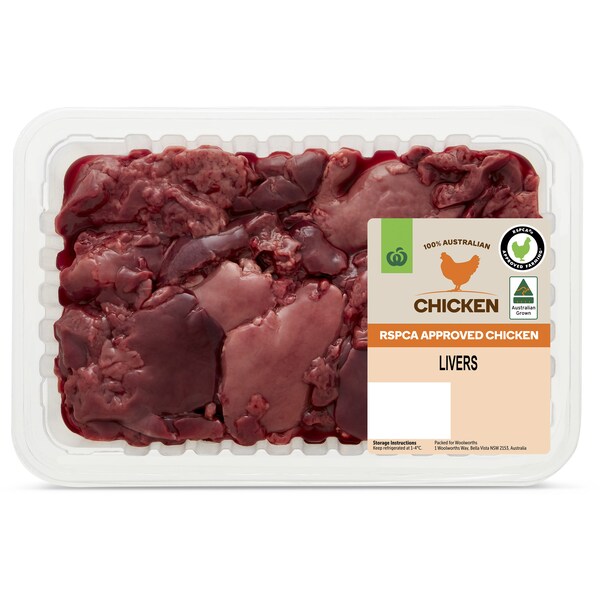 Woolworths RSPCA Approved Chicken Livers 500g