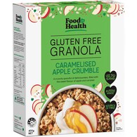 Food For Health Gluten Free Granola Caramelised Apple Crumble