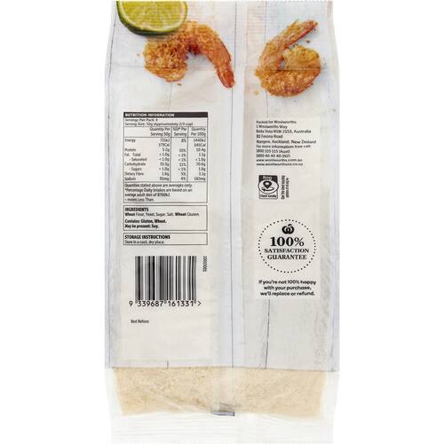 Woolworths Panko Bread Crumbs 220g bunch