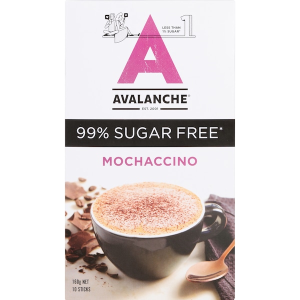Avalanche 99% Sugar Free Mochacinno 10 pack