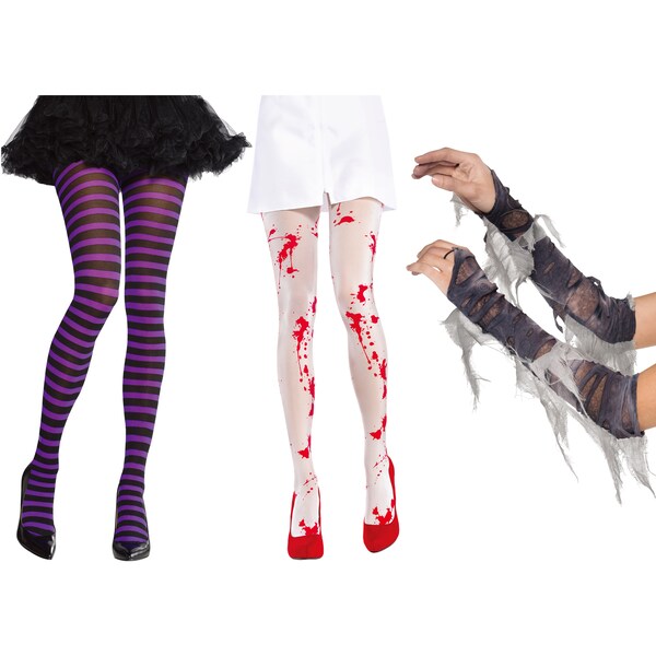 Halloween Dress Up Stockings Or Tattoo Sleeve Each