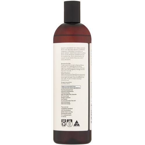 Balnea Body Wash Jasmine Coconut and Vanilla 500ml bunch