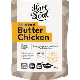 Hart & Soul All Natural Butter Chicken Recipe Base 80g – Woolworths