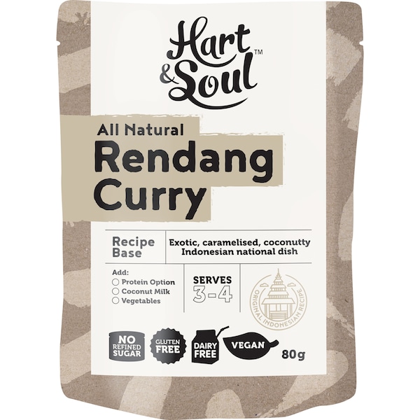 Hart & Soul All Natural Rendang Curry Recipe Base 80g