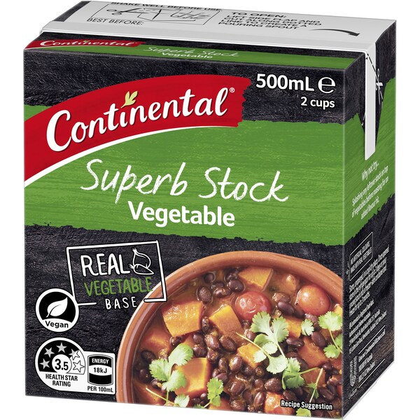 Continental Vegetable Liquid Stock 500ml