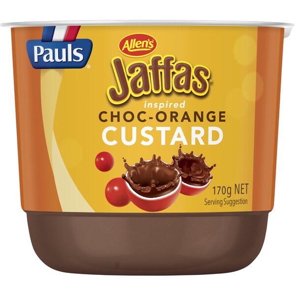 Nestle Pauls Jaffas Choc-Orange Custard 170g