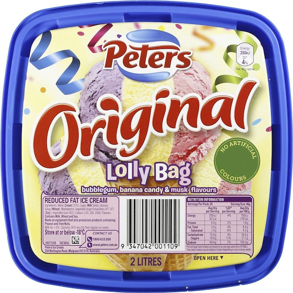 Peters Original Lolly Bag   2l Tub
