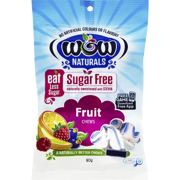 Woolworths Naturals Fruit Chews Sugar Free 90g