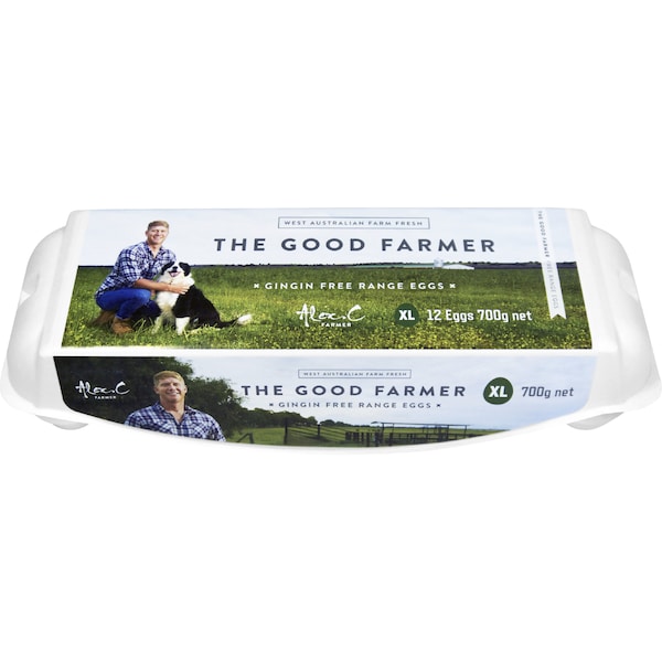 Good Farmer 12 Extra Large Free Range Eggs 700g