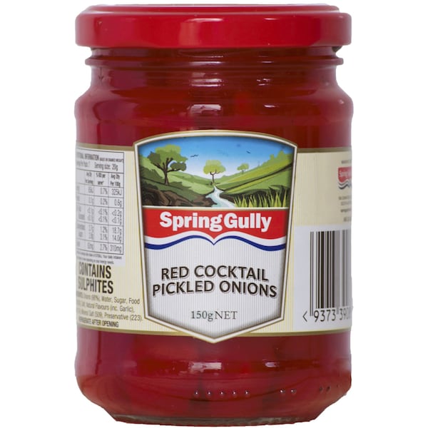 Spring Gully Red Cocktail Pickled Onions  150g