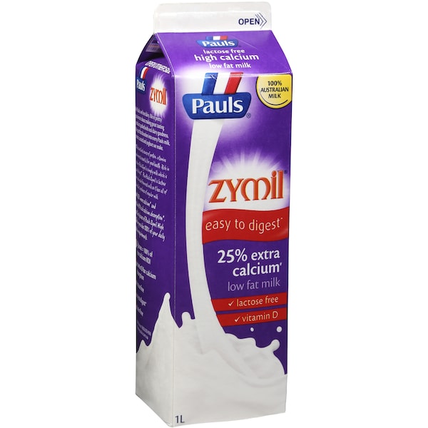 Pauls Zymil High Calcium Milk 1l