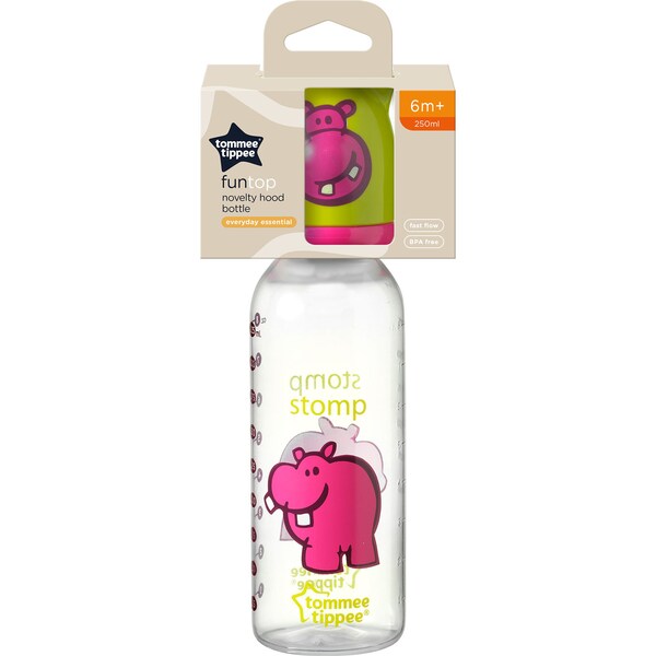 Tommee Tippee Novelty Hood Bottle 6m+ 250mL