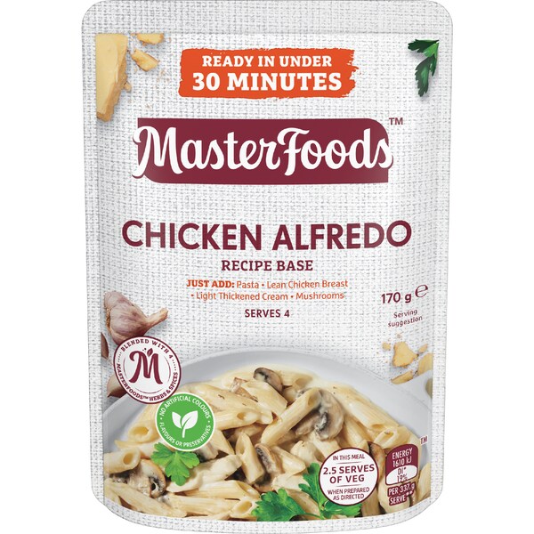 MasterFoods Chicken Alfredo Recipe Base 170g