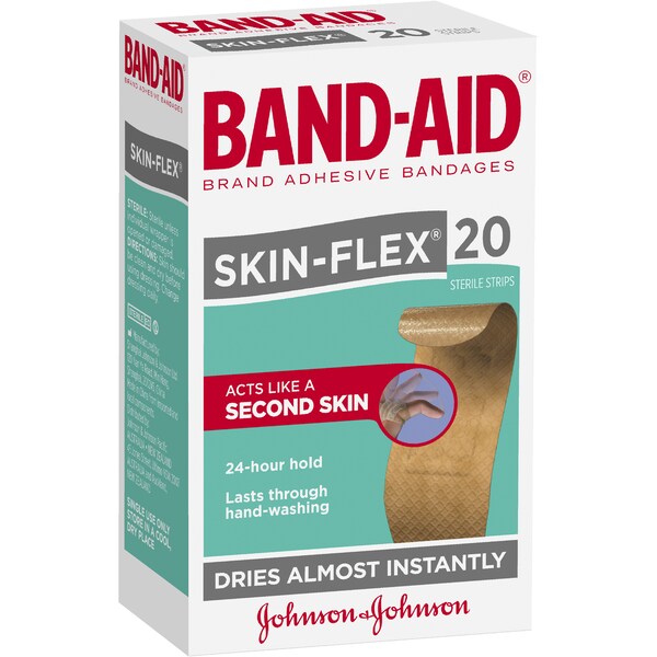 Band-Aid Skinflex Plastic Strips 20pk