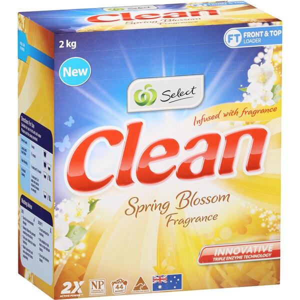 Woolworths Spring Blossom Front & Top Loader Laundry Powder 2Kg