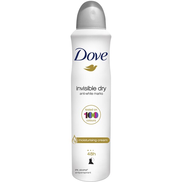 Dove Go Fresh Women Antiperspirant Aerosol Deodorant InvisibleDry 250mL