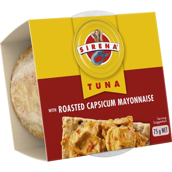 Sirena Tuna Roasted Capsicum Mayo Snacking 75g