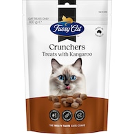 Fussy Cat Grain Free Crunchers Adult Cat Treats With Kangaroo