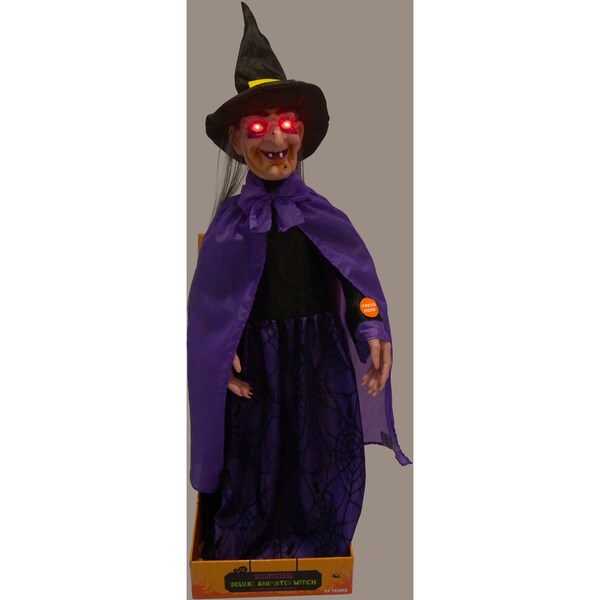 Halloween Deluxe Animated Witch Each