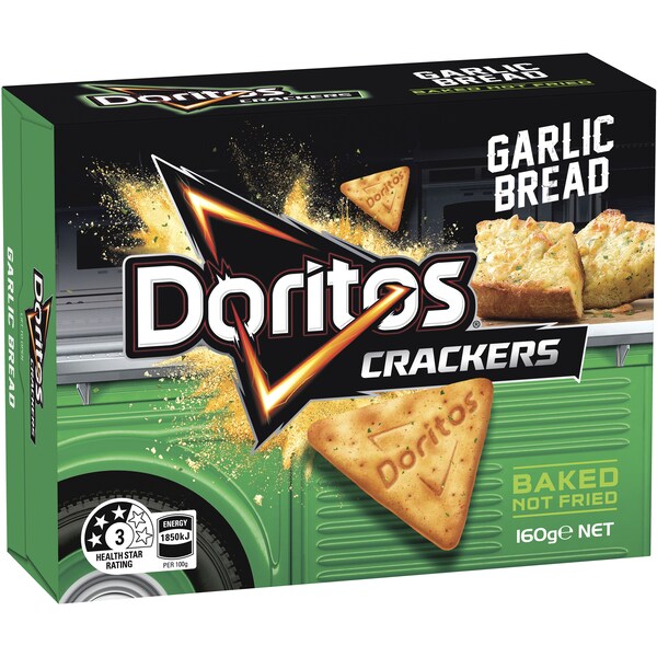 Doritos Crackers Nacho Garlic Bread 160g