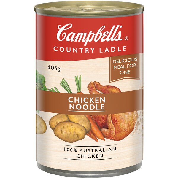 Campbell's Country Ladle Chicken Noodle Soup 405g