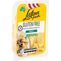 Latina Fresh Gluten Free Ricotta & Spinach Ravioli Pasta