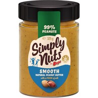 Bega Simply Nuts Smooth Natural Peanut Butter