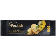 Peckish Fancies Parmesan & Herbs Rice Crackers