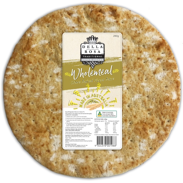 Della Rosa Whole Meal Pizza Base 280g