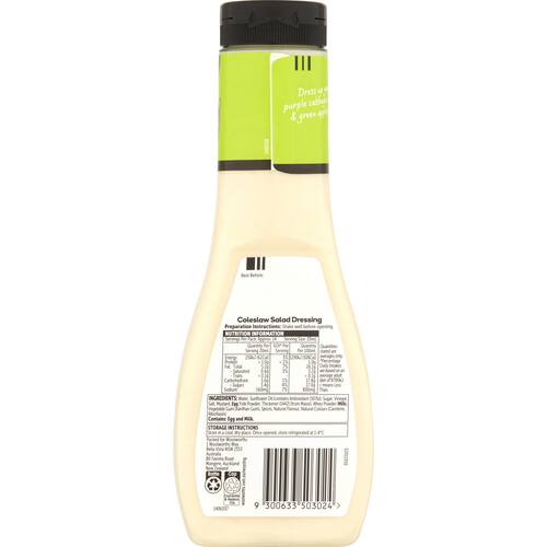 Woolworths Dressing Coleslaw 290ml bunch