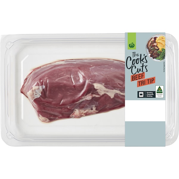 Woolworths The Cooks Cuts Beef Tri Tip Roast 400g - 800g