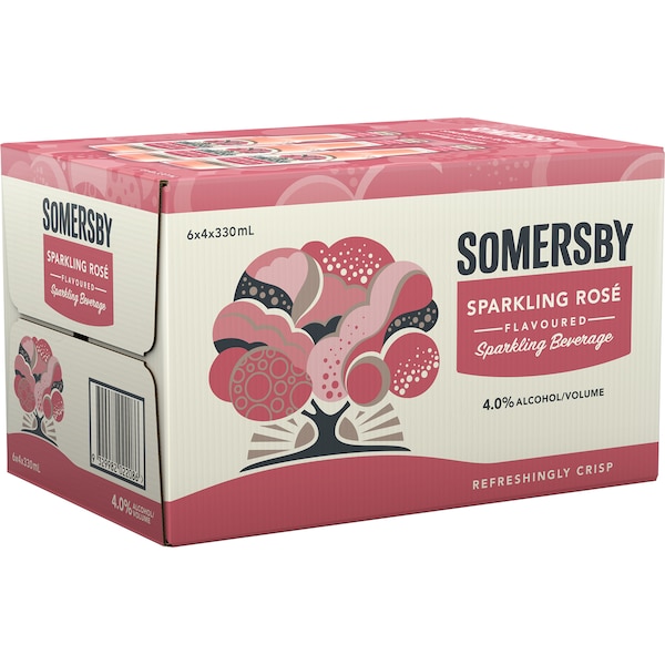 Somersby Sparkling Rose Bottle 330ml