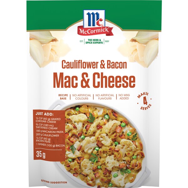 McCormicks Cauliflower Bacon Mac & Cheese 35g