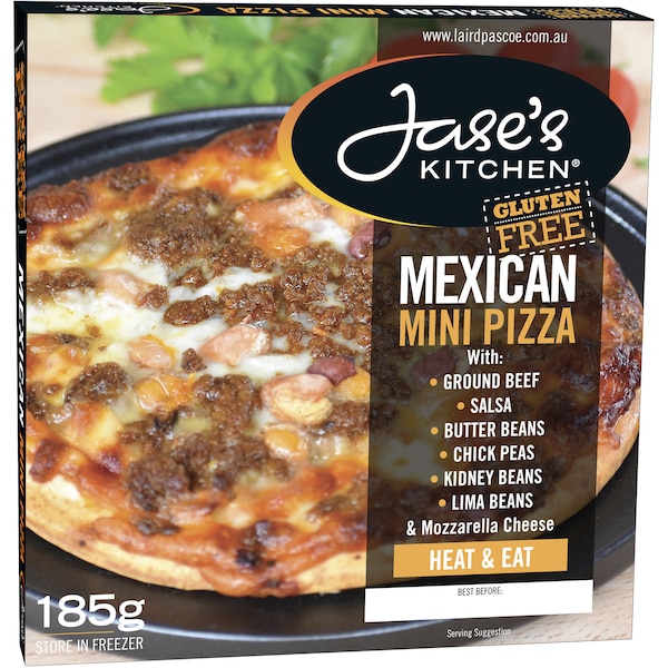 Jase's Kitchen Gluten Free Pizza Mexican 185g