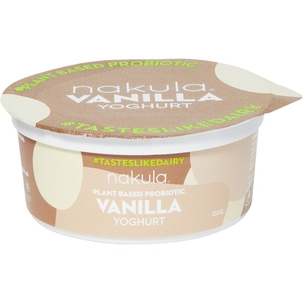 Nakula Plant Based Probiotic Vanilla Yoghurt 150g