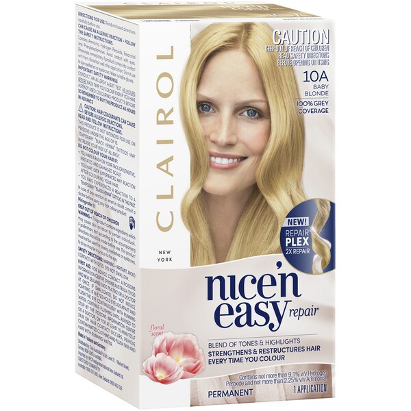 Clairol Nice'n Easy Repair Baby Blonde 10a Each