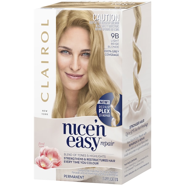 Clairol Nice'n Easy Repair Light Beige Blonde 9b Each