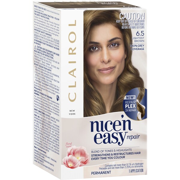 Clairol Nice'n Easy Repair Lightest Brown 6.5 Each