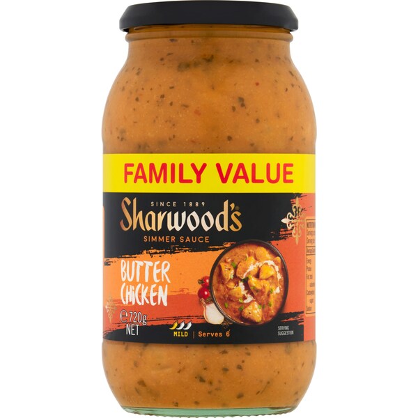 Sharwood's Butter Chicken Simmer Sauce 720g