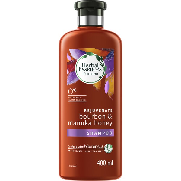 Herbal Essences Bio Renew Shampoo Rejuvenate Bourbon & Honey 400ml