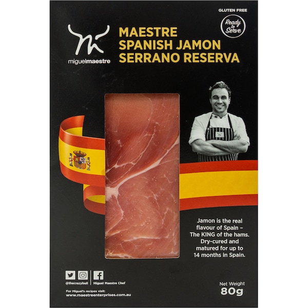 Miguel Maestre Jamon Free Range 80g