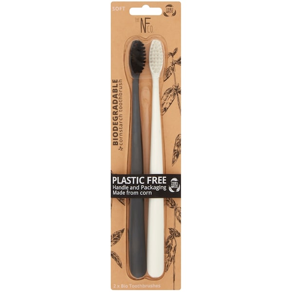NFCo Bio Toothbrush Assorted 2 pack