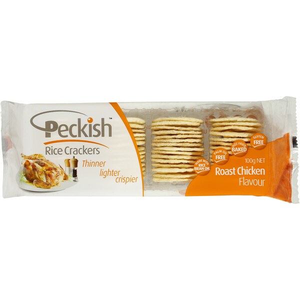 Peckish Thin Rice Cracker Chicken 100g