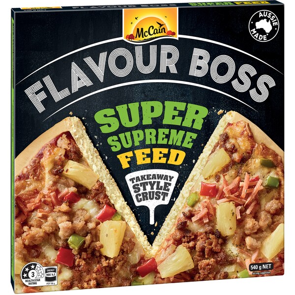 McCain Flavour Boss Pizza Super Supreme 540g