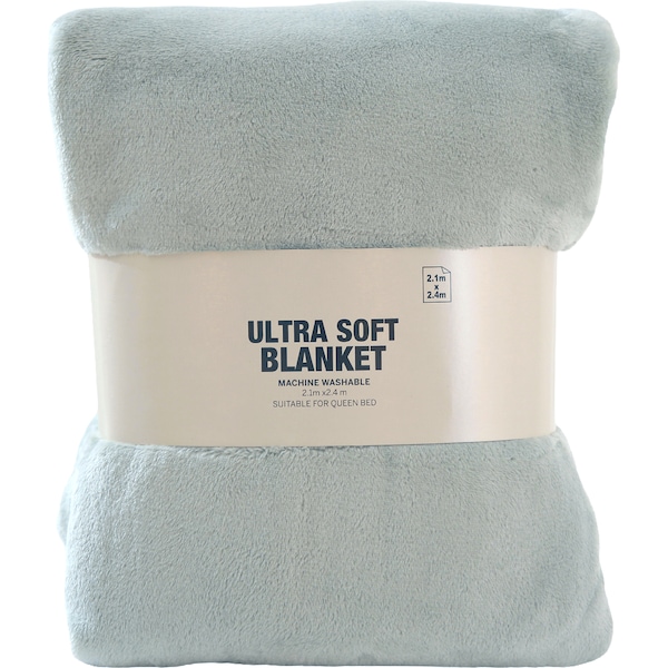 Ultra Soft Blanket Queen Bed Sage each